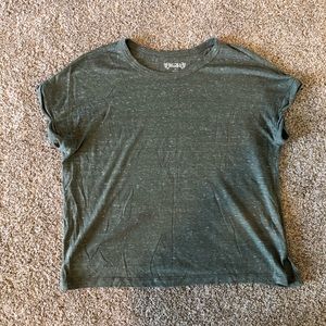 Army green thin dress shirt